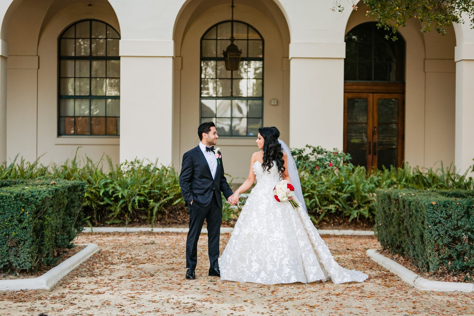 Mary and Fady during their Coptic wedding ceremony