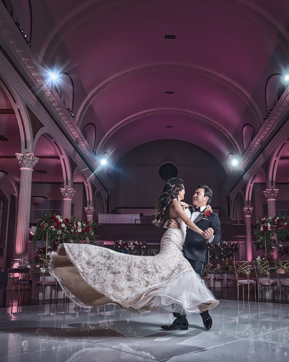 Wedding at Vibiana in downtown Los Angeles