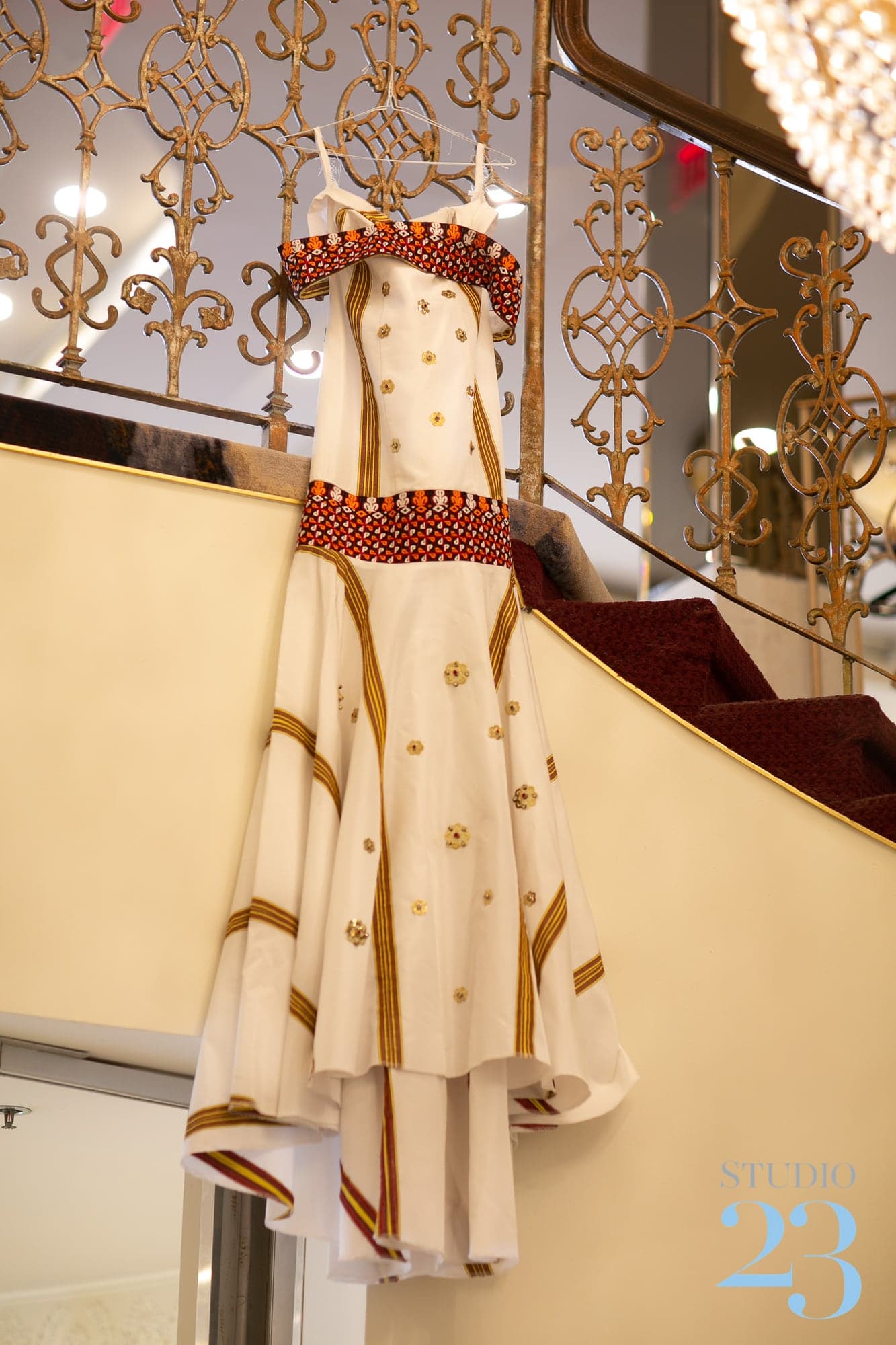 Traditional Turkmen wedding dress and textiles