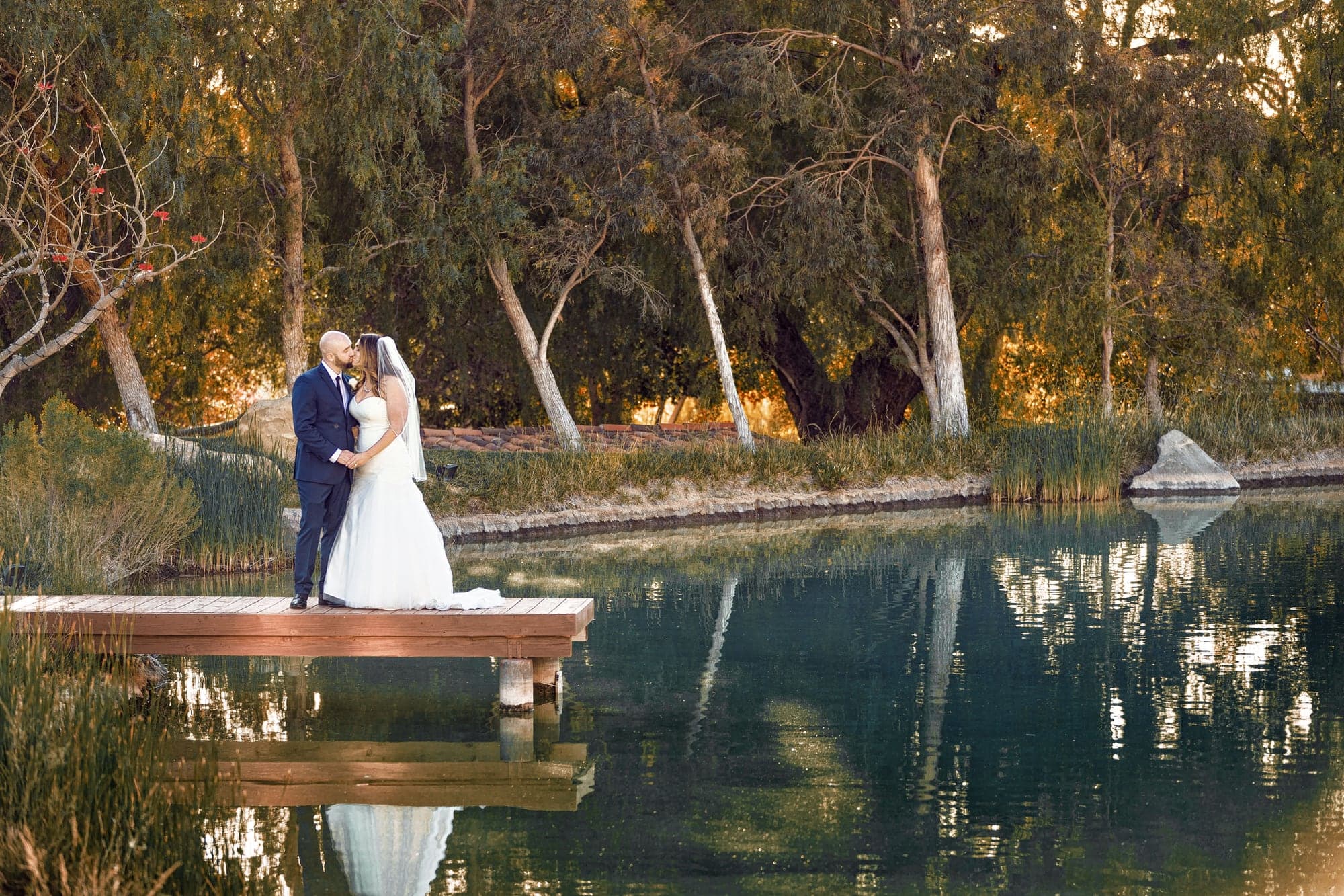 Jaqui and Brandon beside the water