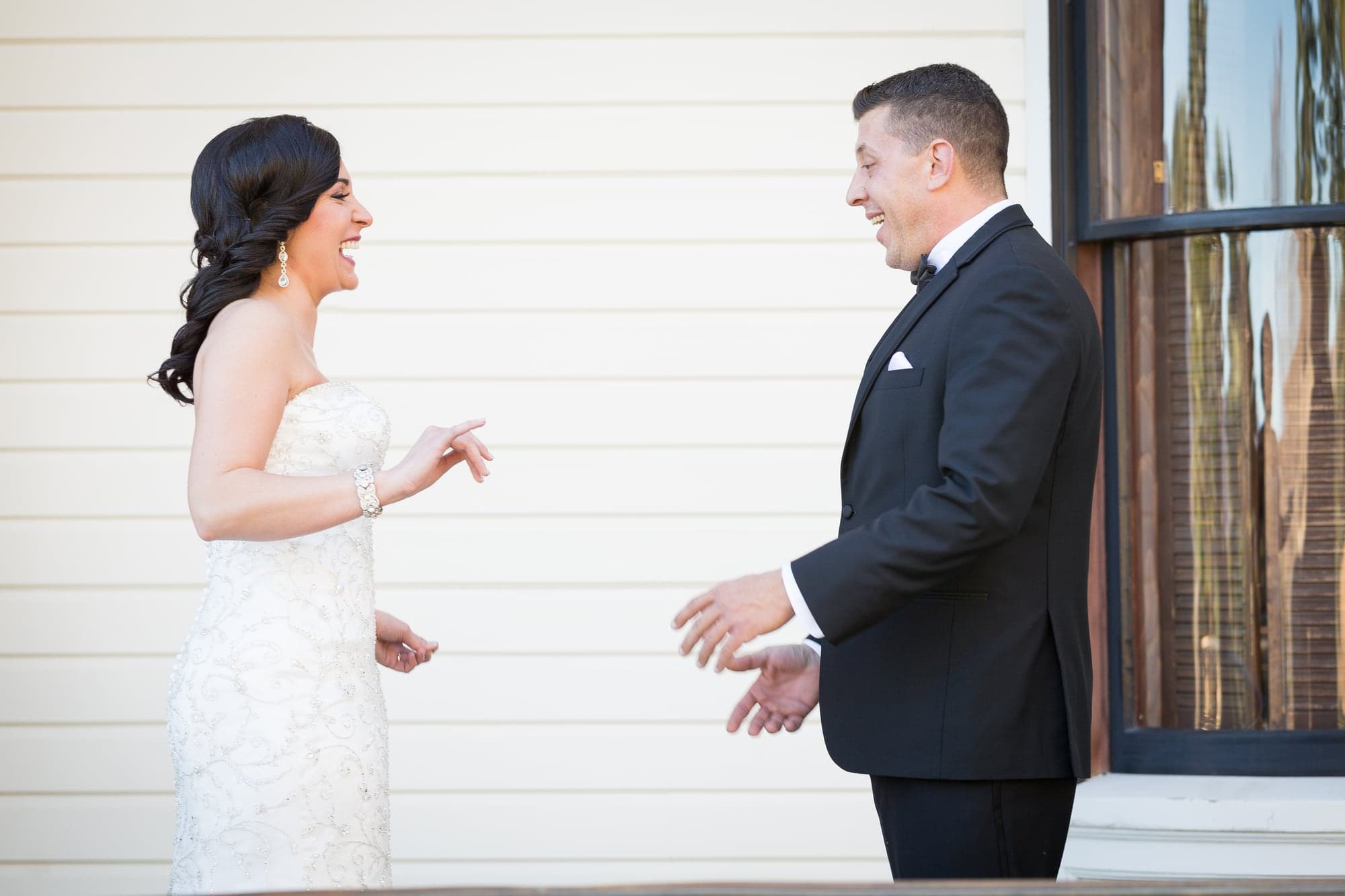 Tiffany and Josh sharing their first look
