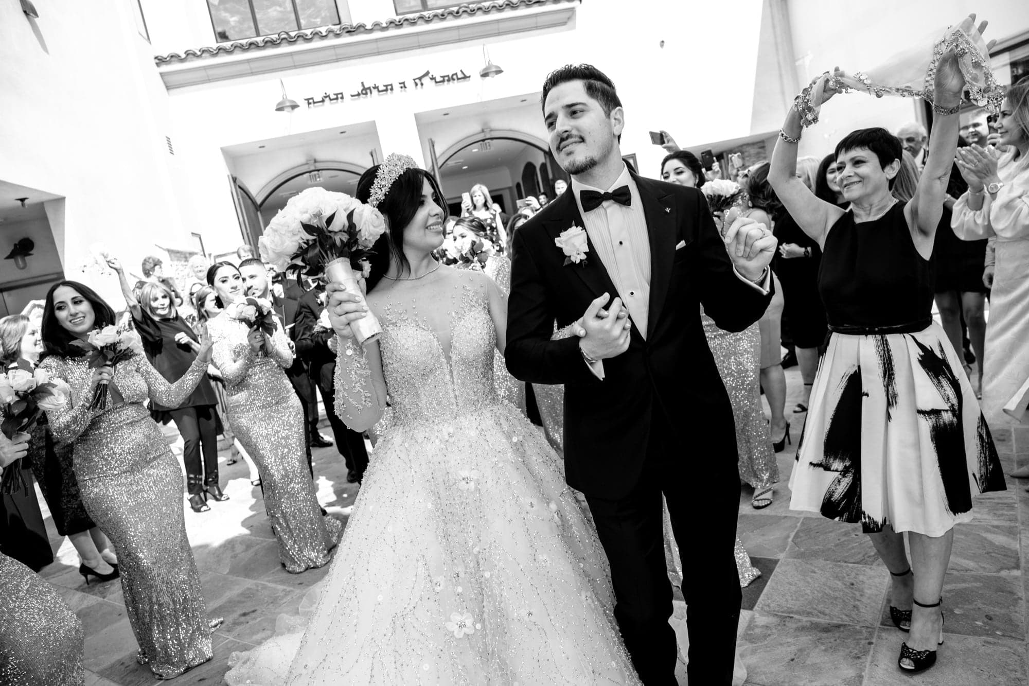 Michelle and Demiel during their church ceremony