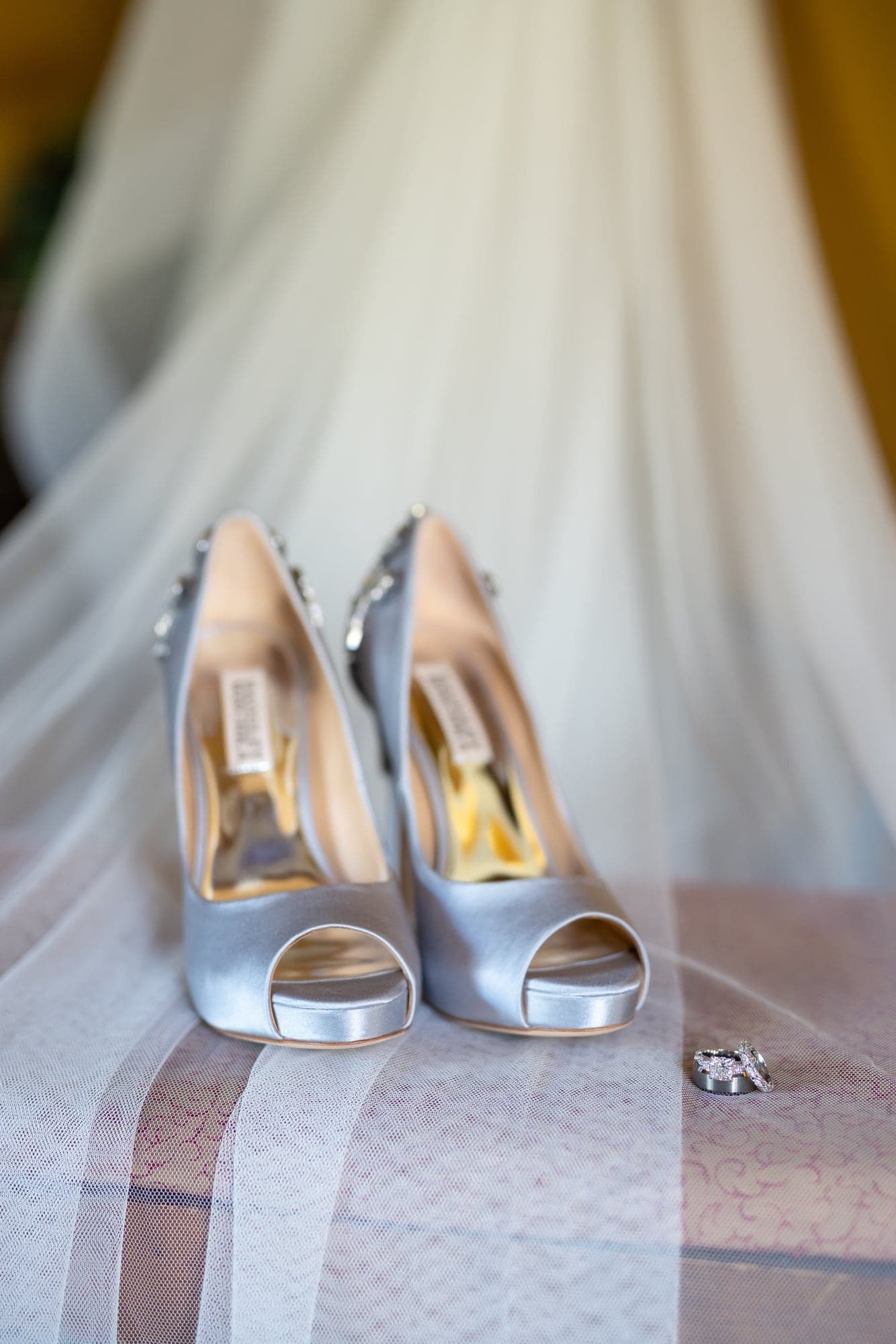 Wedding details before Anthony and Linda's ceremony