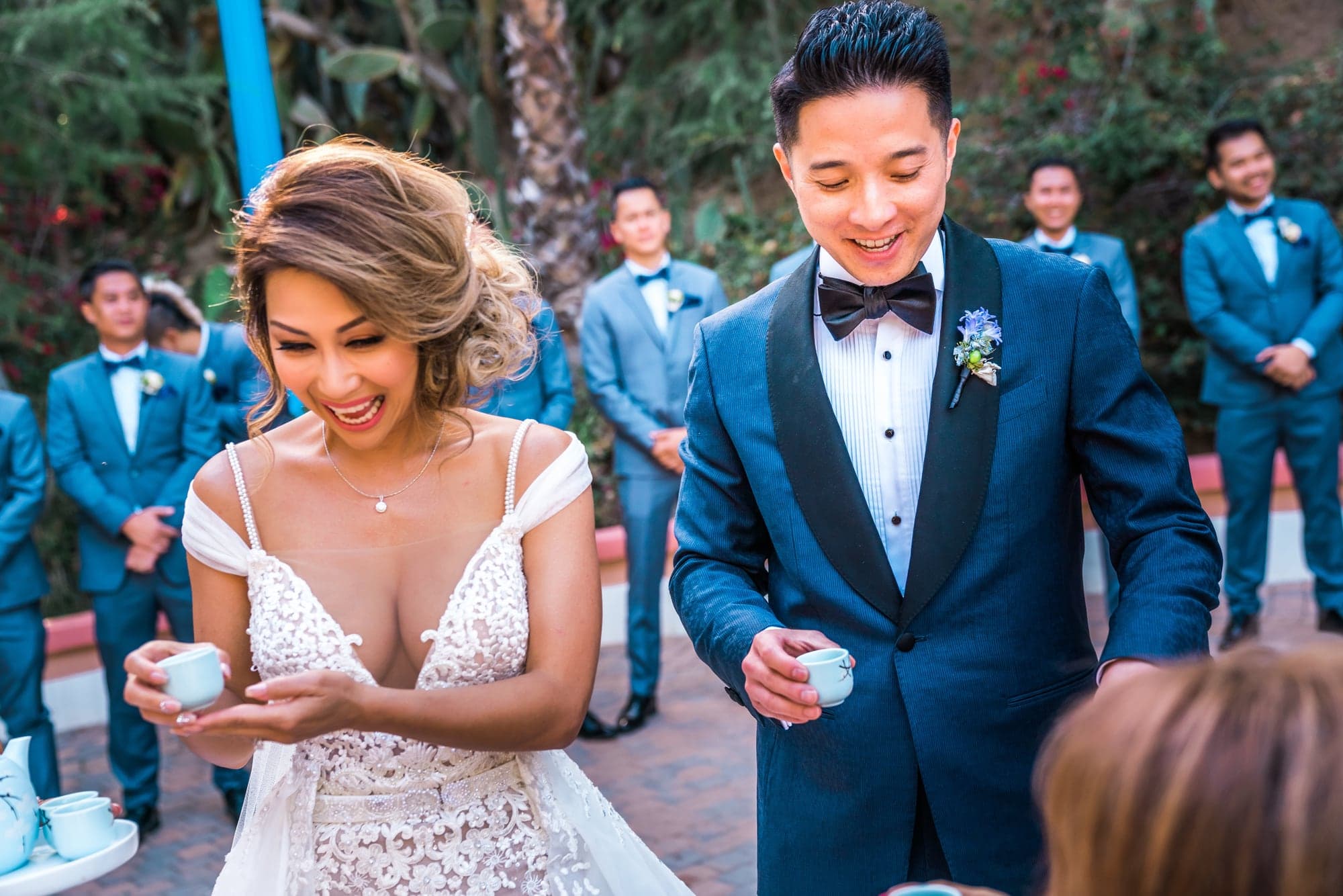 Wedding reception details at Rancho Las Lomas