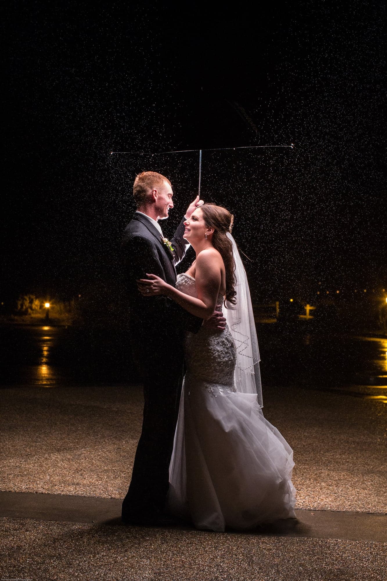 The Gootman couple during their evening celebration
