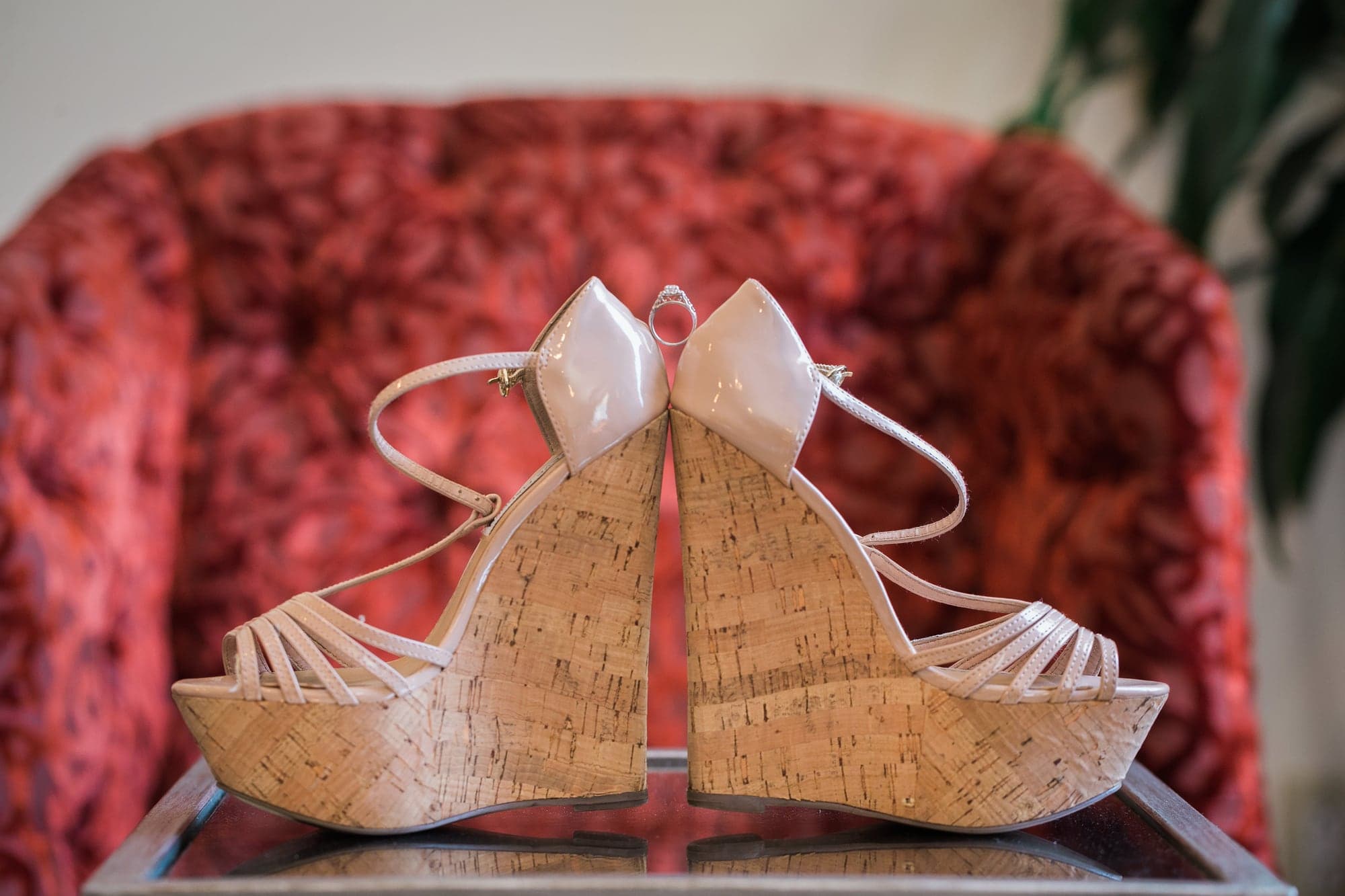 Wedding details before the Heidt ranch ceremony