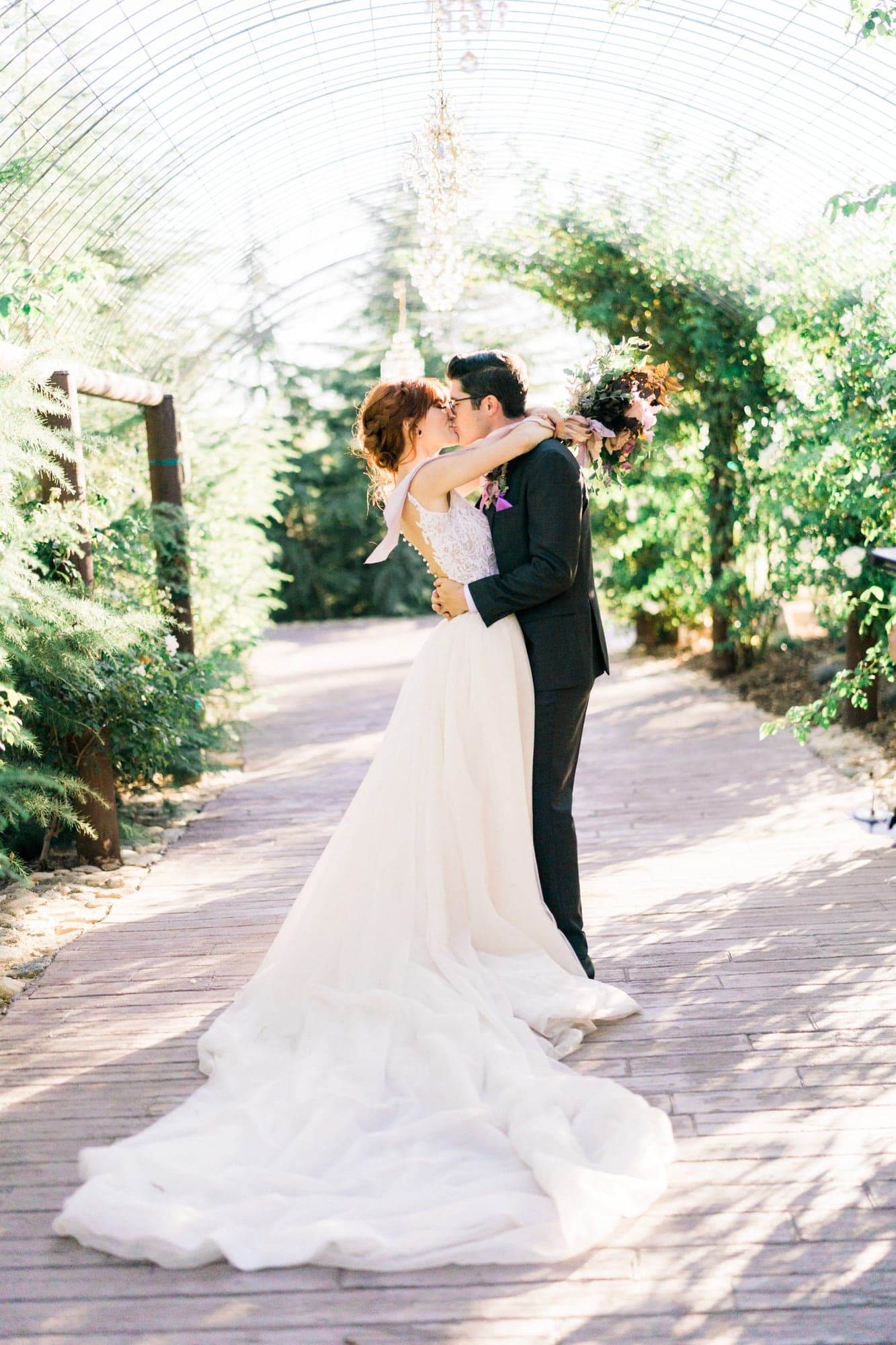 Joseph and Ari celebrating after their ceremony