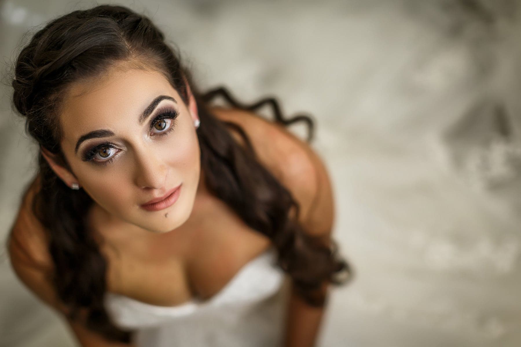 Portrait of Nikki before her Greek Orthodox wedding