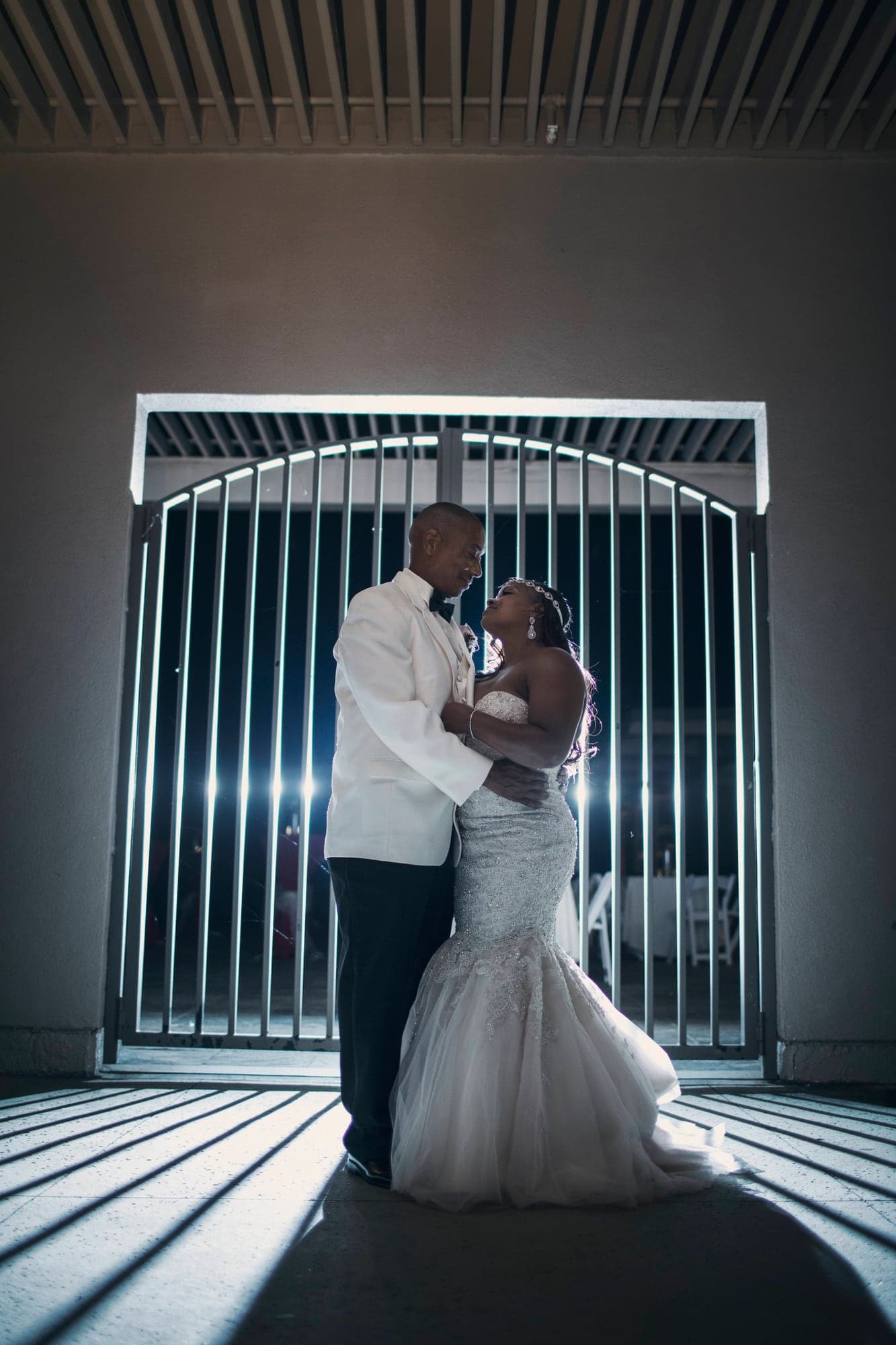 Archival Terranea Resort wedding portrait