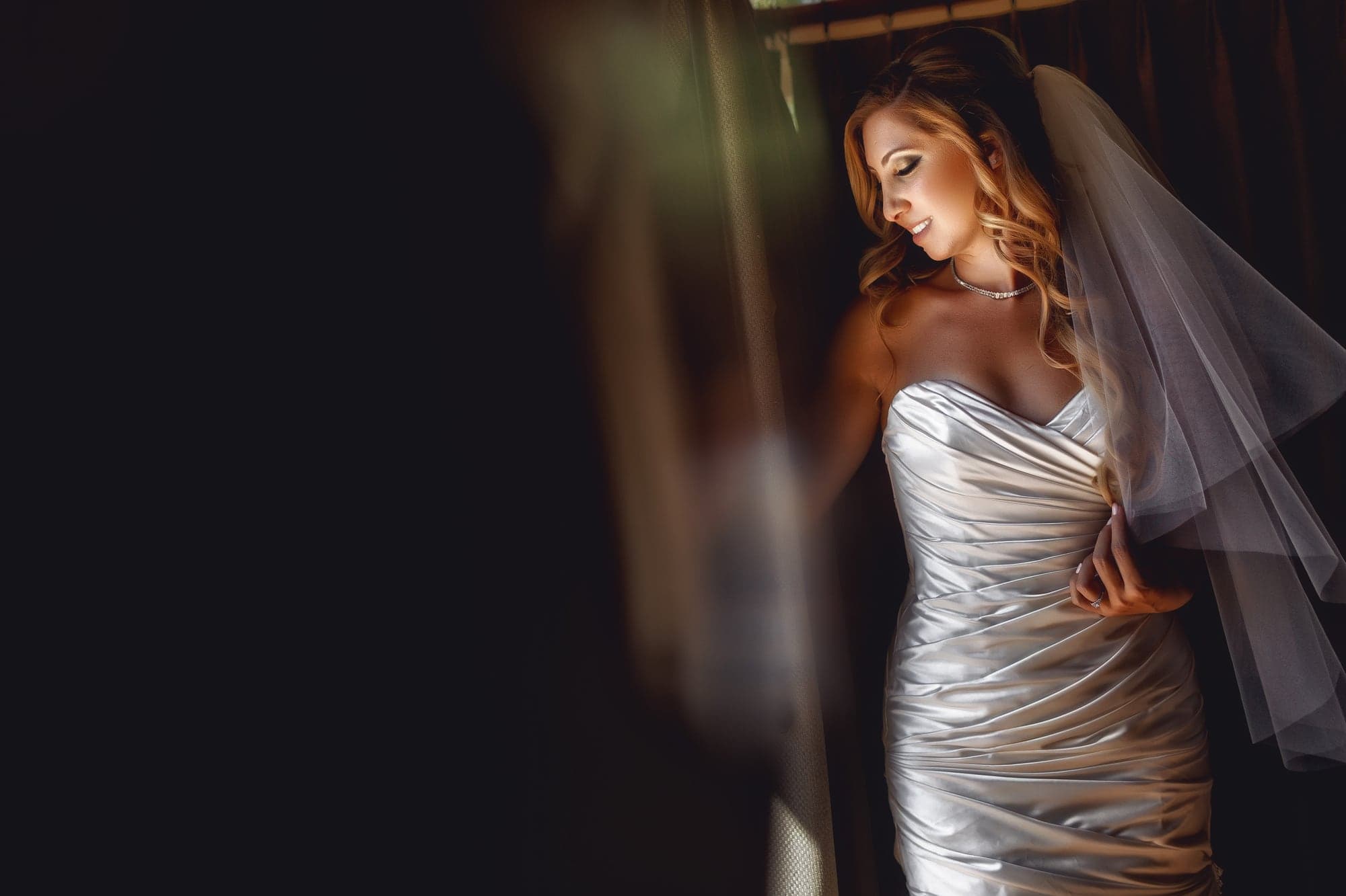 Bride preparing at Westlake Village Inn