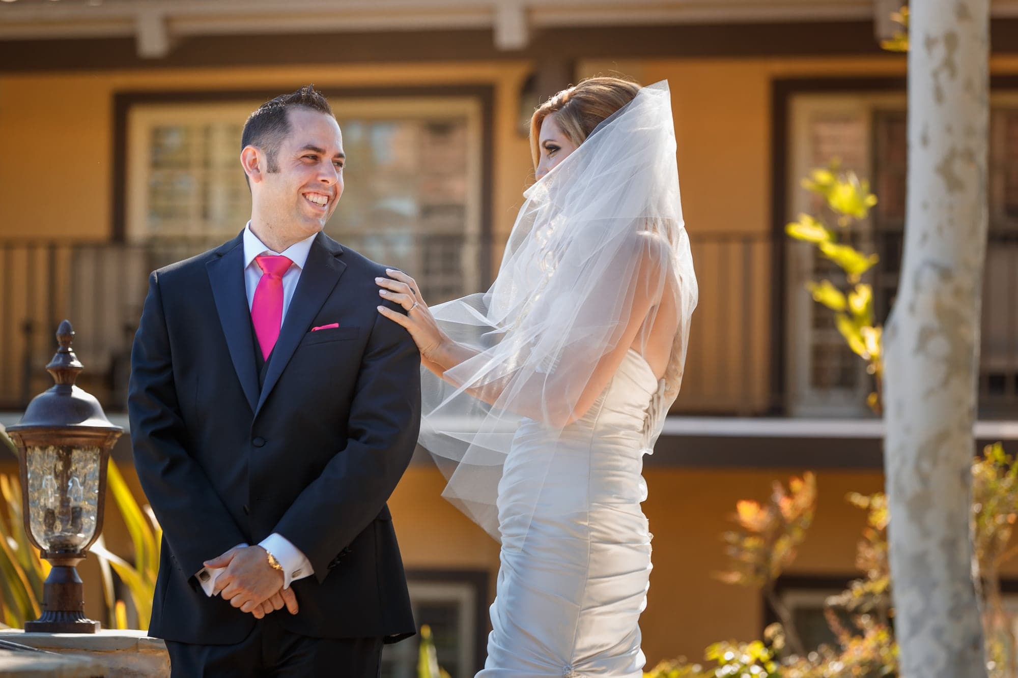The Melanson couple during their first look