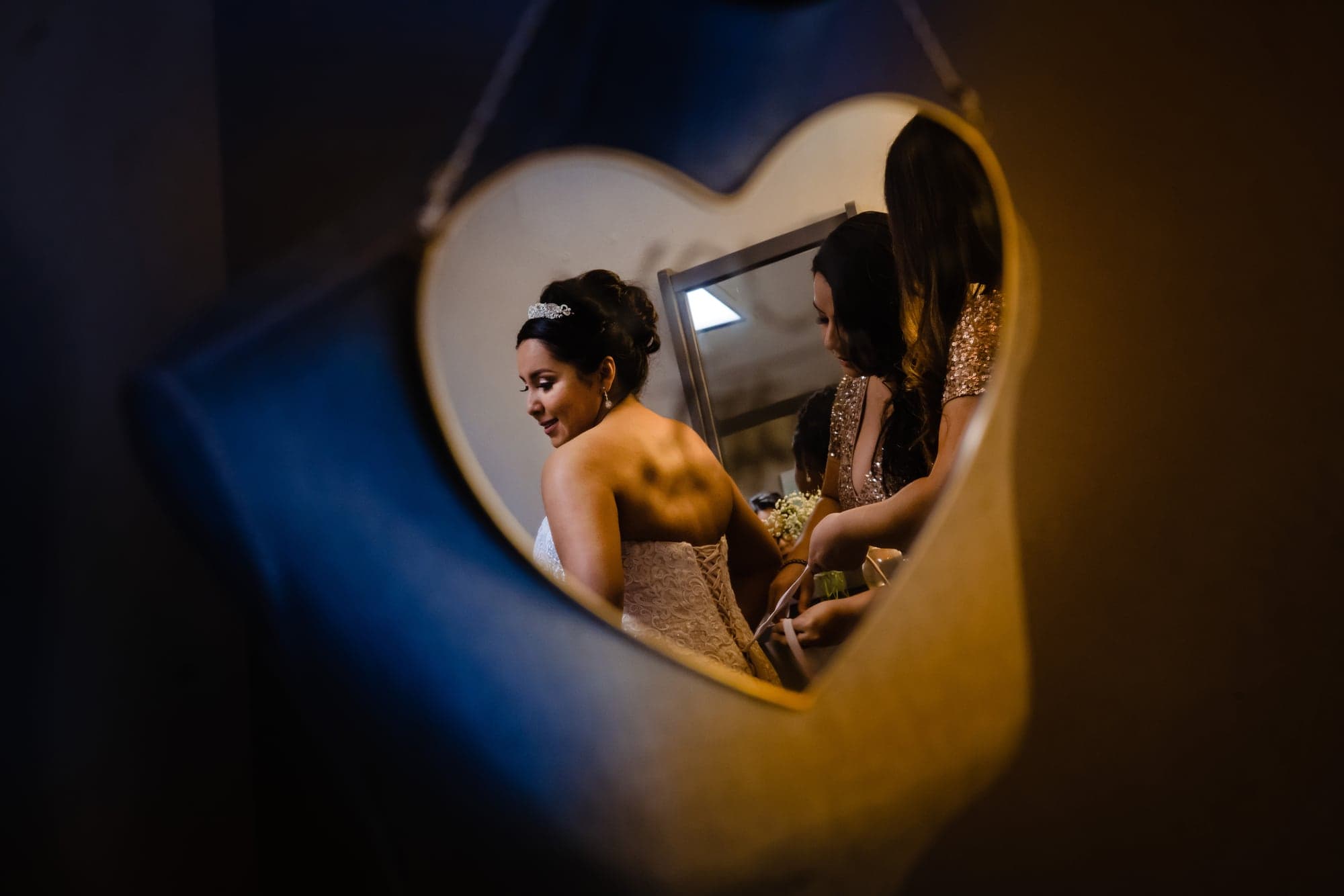 Bea during her wedding preparations